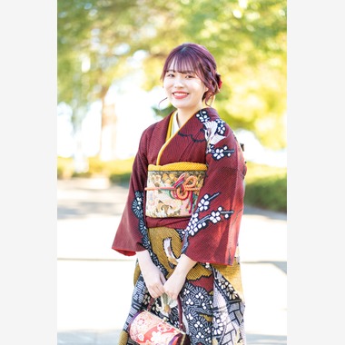 森元こずえが出張撮影した「成人式」の家族写真