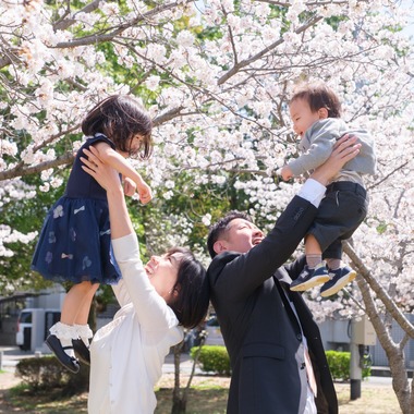 高夏写真店が出張撮影した「家族写真の撮影」の家族写真