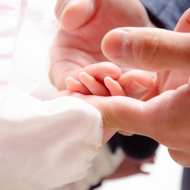 井上が撮影した「お宮参り」の写真