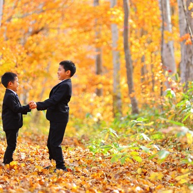 稲蔭一道が出張撮影した「家族写真、ロケーションフォト」の家族写真