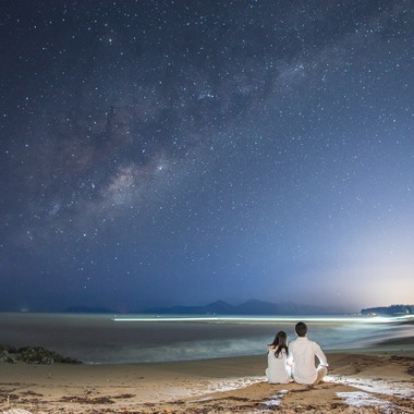 Photo taken by スマイルケアンズ - Starry sky beach photo in Cairns