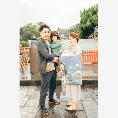 勝俣遥子が出張撮影した「ファミリーフォト」の家族写真