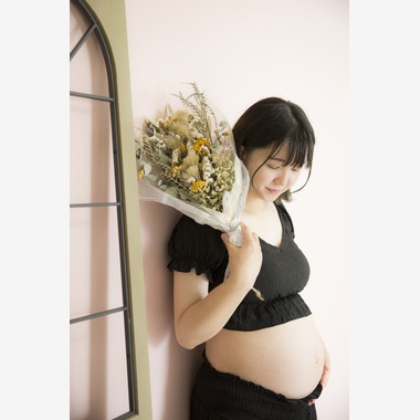スタジオミルクが撮影した「マタニティフォト」の写真