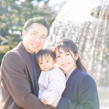 今泉秀樹が出張撮影した「昭和記念公園」の家族写真