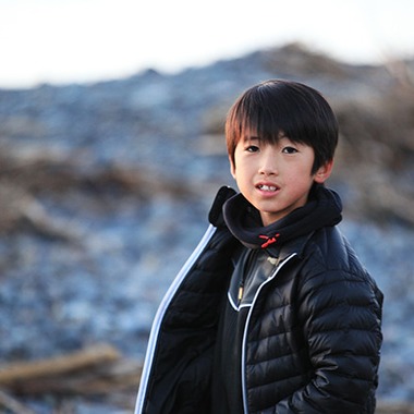 梶河　真理子が撮影した「夕日の中で」の写真