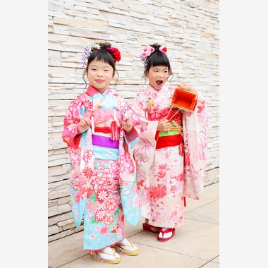 なかがわさとみが撮影した「双子ちゃん七五三＠千葉みなと」の写真