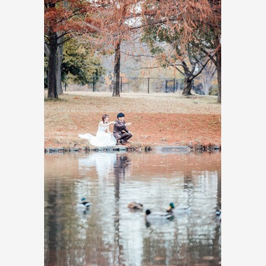 山本　留郁が撮影した「大阪鶴見緑地公園」のウェディングフォト