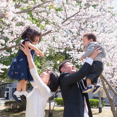 高夏写真店が出張撮影した「家族写真の撮影」の家族写真