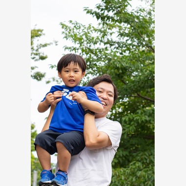出張撮影　ラブフォト•ブーケが撮影した「思いでの公園で家族の写真」の写真