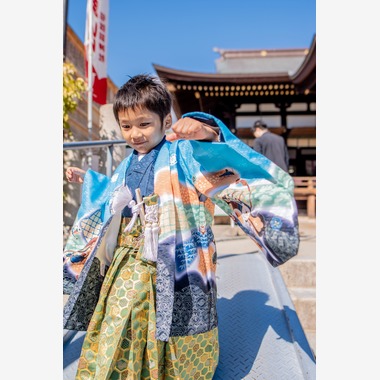 来田 篤典が出張撮影した「七五三出張撮影」の家族写真