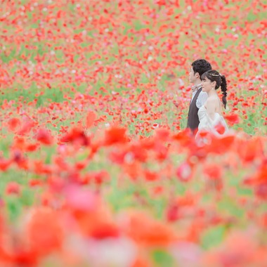 岩水悠が撮影した「ウェディング前撮り」の写真