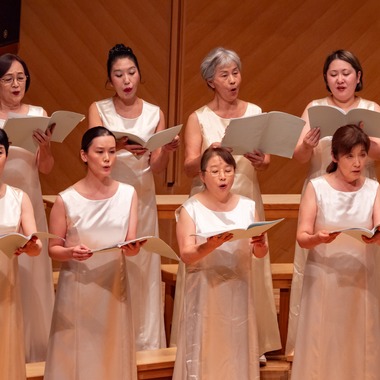 原野 英樹が撮影した「コンサート撮影 ホールでのコーラス撮影」の写真