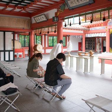 ＥＧＰが撮影した「沖縄お宮参り」の写真