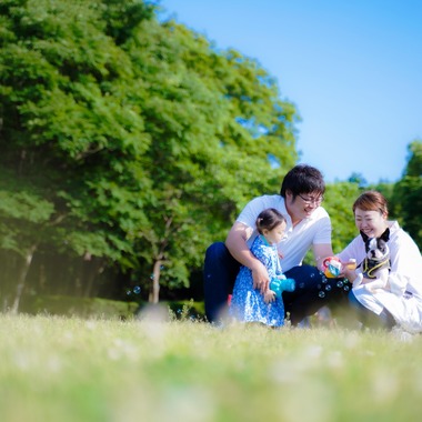 KOMOREBI Photo.　大如　耕平が出張撮影した「ファミリー写真」の家族写真