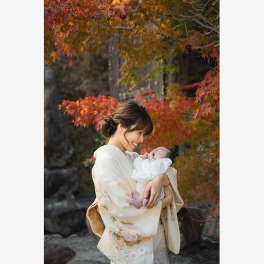 谷舞衣が撮影した「お宮参り」の写真