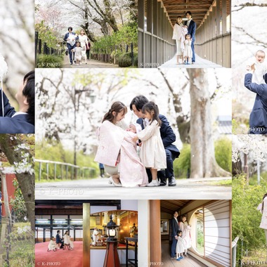 大森光太郎・K-PHOTOが出張撮影した「お宮参り撮影」の家族写真