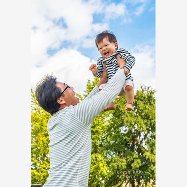 Act-brandingが撮影した「おばあちゃんちで1歳のお誕生日」の写真