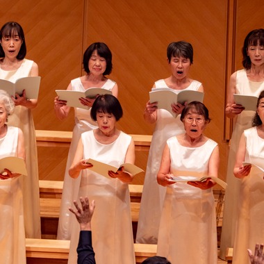 原野 英樹が撮影した「コンサート撮影 ホールでのコーラス撮影」の写真