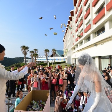 Photo taken by K's factory - Actual wedding day