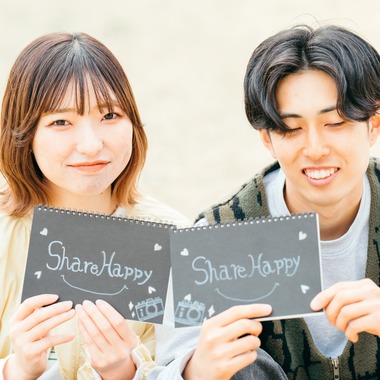 株式会社GESPが出張撮影した「公園_カップル記念撮影」の家族写真