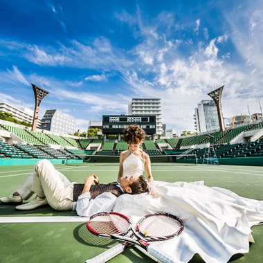 阿部写真館　大阪本町 靭公園前が撮影した「空と海」の写真