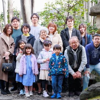 真方　祥が撮影した「御長寿記念写真」の写真