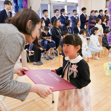 笑顔の写真館が撮影した「保育園卒園式」の写真