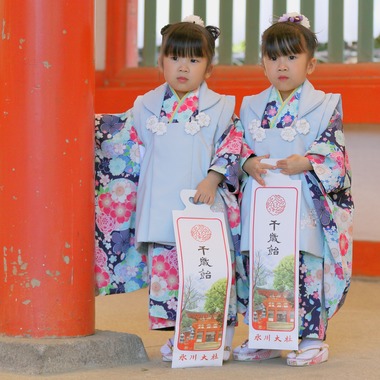 竹迫義文が撮影した「七五三」の写真