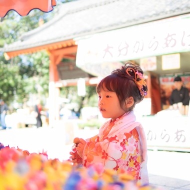 岩本隆之が出張撮影した「七五三撮影」の家族写真