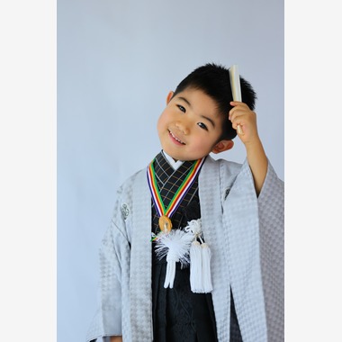 稲蔭一道が出張撮影した「七五三撮影」の家族写真