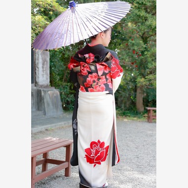 黒澤正彦が出張撮影した「成人式前撮り撮影（群馬県高崎市　進雄神社　４月撮影）」の家族写真