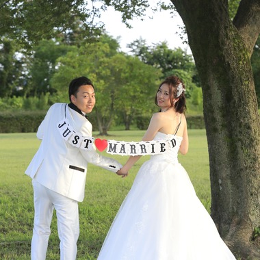 ウェディングMuskatDue (山田隆)が撮影した「岐阜県岐阜市、近くの公園」のウェディングフォト