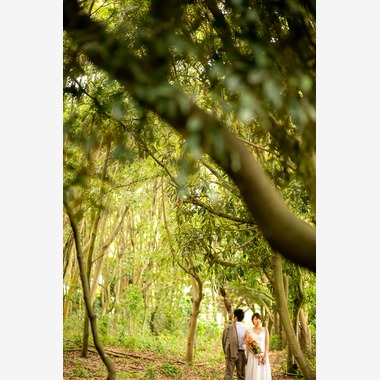 小林が撮影した「ロケーションウエディング」の写真