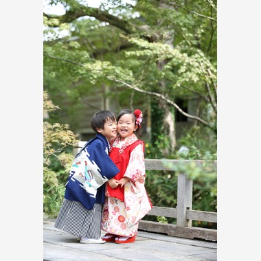 出張撮影HUG TIMEが撮影した「七五三記念撮影＠鎌倉鶴岡八幡宮」の写真