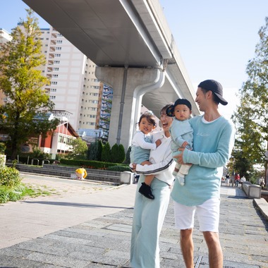 スタイリッシュ株式会社が撮影した「六甲アイランドファミリーフォトA」の写真