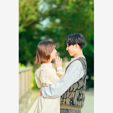 株式会社GESPが出張撮影した「公園_カップル記念撮影」の家族写真