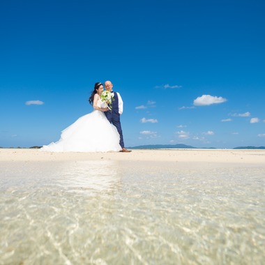 藤原和彦が撮影した「ロケーションフォト」のウェディングフォト