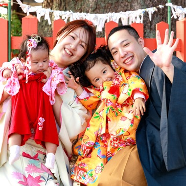 真方　祥が撮影した「七五三参り記念写真」の写真