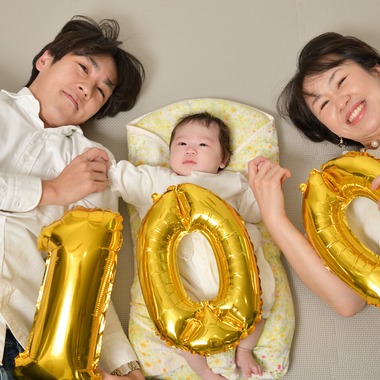 須貝フォトサービスが撮影した「家族写真」の写真