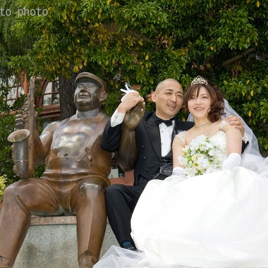 山本写真館が撮影した「神戸北野ロケーション」のウェディングフォト