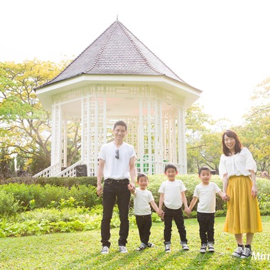 ママラッチが出張撮影した「ボタニック・ガーデン」の家族写真