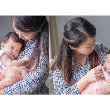 Kennychiが出張撮影した「ベビーフォト」の家族写真