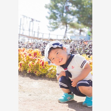 写真スペース　フォトラッシュが出張撮影した「山口ゆめ花博」の家族写真