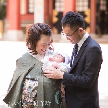 酒井こうへい写真製作所が撮影した「お宮参り・世田谷八幡宮」の写真