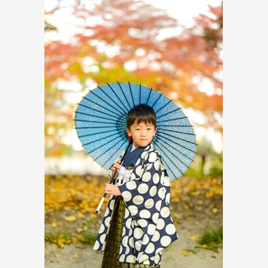 photograph K STYLEが出張撮影した「仲良し兄妹の七五三」の家族写真