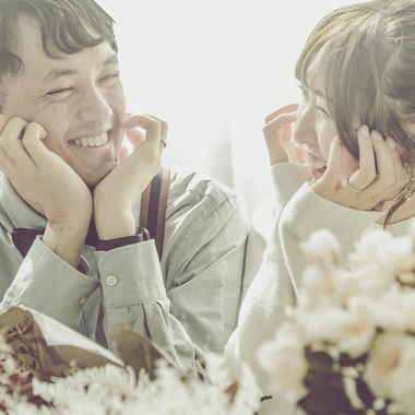 勝見早希が撮影した「カジュアル前撮り」のウェディングフォト