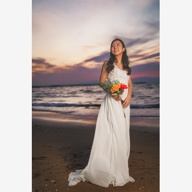 秋山諒輔が撮影した「新舞子マリンパーク、戸田川緑地公園」のウェディングフォト