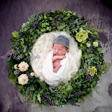 Keiko Yuzawaが出張撮影した「ニューボーンフォト」の家族写真