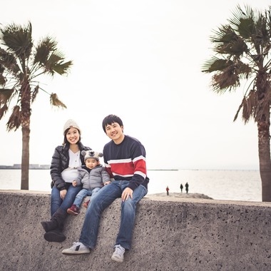 Field of the sun.creativeが出張撮影した「家族写真ロケーション撮影」の家族写真