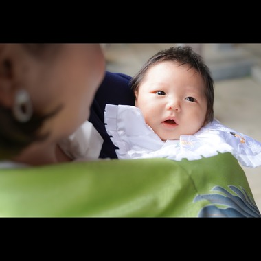 PHOTO 104が出張撮影した「お宮参り」の家族写真